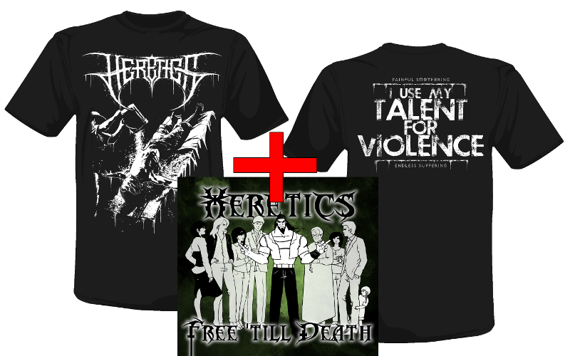 Free ’till Death CD und Shirt Bundle